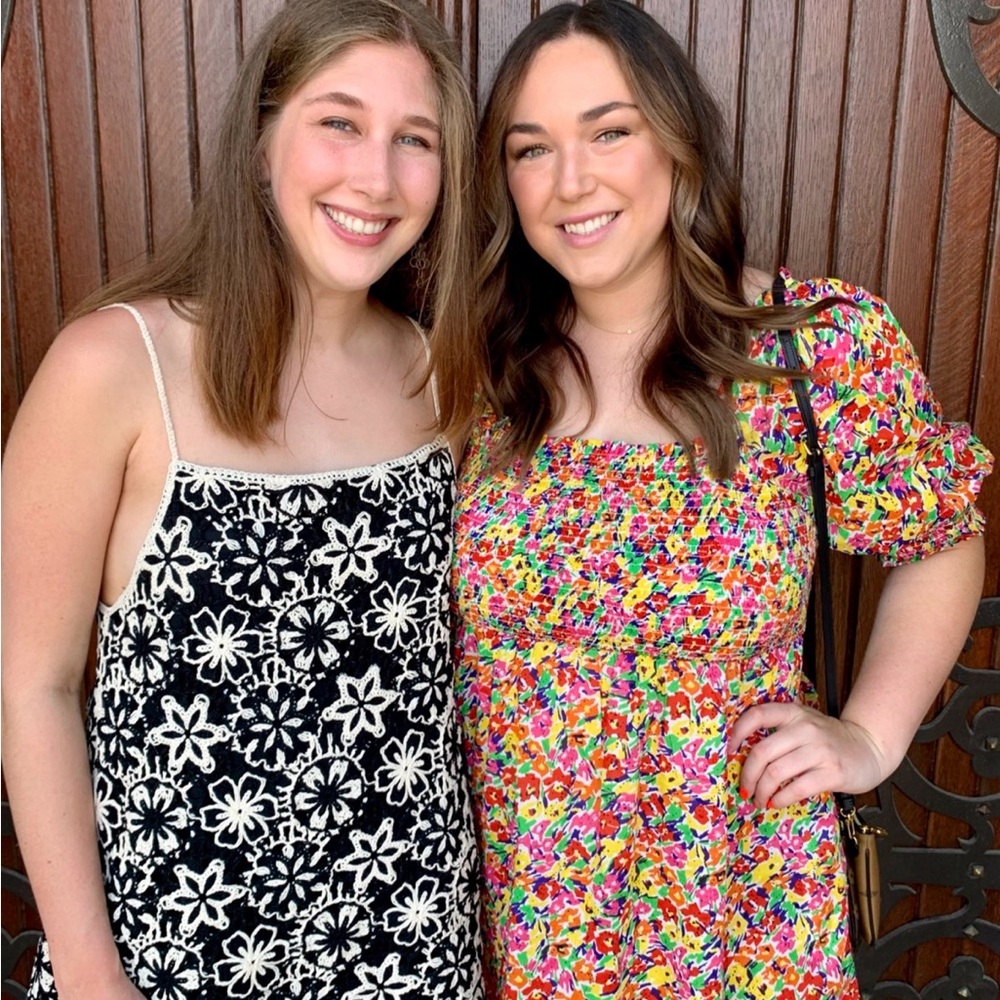 RIXO Multicolor Floral Dress